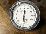 Ashcroft Receiver Gauge 3.5" 3-15 Psi 1/4" Npt Center Mount Factory New In Box. Fixed Price $55.00.