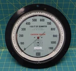 8.5" 3D Inst. 1100 Ft Of Seawater Caisson Gauge 25646-27N21-FAK 6685-01-007-6122. Fixed Price $705.99.