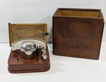 General Electric Chrome Alternating Ammeter W/ Wood Case - Antique. Fixed Price $169.99.