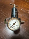 Vintage Alemite Compressed Air Pressure Regulator And Gauge Steampunk. Fixed Price $22.92.