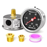 Meanlin Measure Stainless Steel 0-100PSI, Back Mount(black Dial). Fixed Price $26.61.