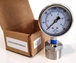 New Kodiak Controls KC301L25300/DSM3512 Pres. Gauge W/ Diaphragm Seal 0-300 2.5". Fixed Price $79.00.