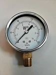 2.5" Utility Pressure Gauge 1/4" Npt Lower Connection Weksler (0-200 Psi). Fixed Price $11.99.