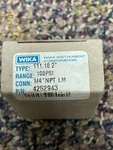 New Wika 4252943 Gauge, 1/4 Npt Lm, 100 Psi Nnb. Fixed Price $20.00.