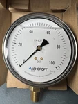 Ashcroft 108008A4G02LP0J100# Liquid Filled High-accuracy Pressure Gauge. Fixed Price $69.99.