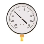 Industrial Compound Gauge, 30 Psi, 1/2 Dial, 1/4 Npt, Bottom. Fixed Price $36.25.
