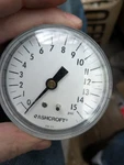 Ashcroft Pressure Gauge 0-15 Psi 2 3/4 Inch Face New No Box. Fixed Price $19.00.