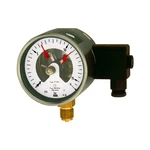 Riegler 2204, Contact Pressure Gauge, Radial Bottom, 1/2, - Bar, 102598. Fixed Price $497.21.