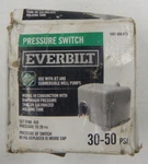 Everbilt 1001098873 Pressure Switch 30-50 Psi New. Fixed Price $20.00.