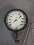 0-1000 Psi Ashcroft Pressure Gauge 6-1/2 Dial. Fixed Price $40.00.
