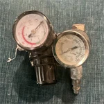Devilbiss Industrial Air Pressure Regulator With Gauges 160 Psi. Fixed Price $9.00.