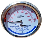 Howe P/n: 1003300744, Dial, 1/2 Npt Gauge Range 70-320F. Fixed Price $64.99.