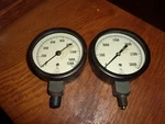 2 Ashcroft Slotted Link 1056S 3000 & 1500 Psi Gauges, 3/4" Faces. Fixed Price $22.99.