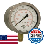 Winters Instruments 4 Dial Size Liquid Filled Industrial Pressure Gauge. Fixed Price $108.53.