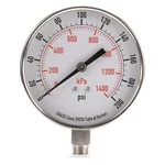 Commercial Pressure Gauge, 200 Psi, 3 1/2 In Dial, 1/4 Npt, Bottom. Fixed Price $38.95.