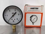 Ametek P500 Pressure Gauge 15 Psi 1/2" 47102 1/4" Lm Npt. Fixed Price $18.20.