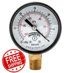 Winters Dry Pressure Gauge Dual Scale Multi Function Brass Steel Economy Utility. Fixed Price $28.96.
