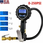 250 Psi Digital Tire Inflator With Pressure Gauge Air Chuck For Truck Car Bike. Fixed Price $9.99.