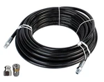 Schieffer 1/4" X 50' 4400 Psi Thermoplastic Sewer Jetter Hose & 5.5 Nozzles. Fixed Price $73.99.