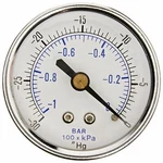 Dry Pressure Vacuum Gauge -30-0 Hg 1/4 Npt Back Mount For Air Water Oil 2" Dial. Fixed Price $13.87.