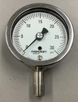 Ashcroft 25-1009-SW-02L-30# Pressure Gauge 0-30PSI 1/4"NPT, 2-1/2" Dial (B412). Fixed Price $85.00.