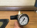 Parker 1/4" Miniature Regulator R364-02BKSS With Gage Wika 60PSI. Fixed Price $45.00.