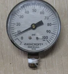 Ashcroft Pressure Gauge 0/100 Psi 436-06. Fixed Price $16.00.