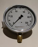 Ashcroft 2C450 Pressure Gauge 100 Psi With Glycerine 4" New. Fixed Price $50.00.