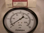 Marsh Gauge J9042Z-001 1/4 Npt 0/30 Psi&kpa 4.5 Std. Fixed Price $27.00.