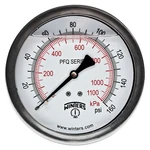 Winters 4" Dial Size Liquid Filled Industrial Pressure Gauge Brass Internals 304. Fixed Price $103.37.