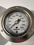 Ashcroft 25-1009-SW-02B-3000#/BR-XFF Pressure Gauge 2-1/2IN 0-3000PSI. Fixed Price $12.00.
