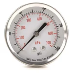 Commercial Pressure Gauge, To 100 Psi, 1/2 In Dial, 1/4 Npt, Center Back. Fixed Price $21.19.