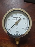 Trerice 500XB4502LA120 Pressure Gauge 4.5" 0-160PSI. Fixed Price $20.00.