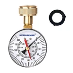 Measureman 2-1/2" Water Pressure Test Gauge, 3/4" Female Hose Threaded. Fixed Price $11.85.