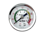 Air Pressure Gauge 1.5" Dial Center Back Mount 1/8"NPT - To 200PSI Color Coded. Fixed Price $7.49.