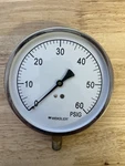 Weksler EA14C Pressure Gauge 4.5" X 100PSI 1/4NPT Bottom Connector. Fixed Price $22.95.