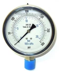 Gauge 4" Face S/s Case 0-300 Psi/kpa/bar 1/2" Npt Lower Filled 900ER20. Fixed Price $63.10.