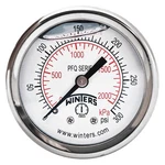 Winters PFQ2492-DRY-2FF Pressure GAUGE,2" Dial Size,silver 491F80. Fixed Price $24.32.
