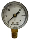 Ashcroft 595-04 Pressure Gauge 0-30 Psi. Fixed Price $24.00.