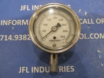 Ashcroft Pressure Gauge, 0-4000, 1/4"NPT, 2.5"F, Lm, Ss, 25-1009-SW-02L-4000#/BR. Fixed Price $125.00.