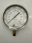 Weksler 4 1/2" Pressure Gauge 30" Hg & 0-600 Psig. Fixed Price $49.00.