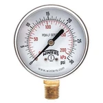 Winters PEM212LF 2.5" 0-30# Pressure Gauge, Brass, 1/4" Npt Connection. Fixed Price $34.91.