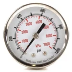 Commercial Pressure Gauge, To 1, 000 Psi, 2 In Dial, 1/4 Npt, Center. Fixed Price $11.59.