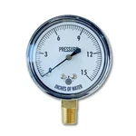 Kodiak Controls KC25-15"H2O Low Pressure Gauge Wc Chrome Plated Steel. Fixed Price $58.26.