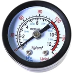 Meetoot 1-PACK Air Pressure Gauge 1.65" Dial, Center Back Mount, 1/8" Male Npt. Fixed Price $18.10.