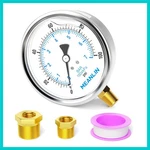 Precision 1/4" Npt Dial Pressure Gauge For Water, Oil, And Air Use. Fixed Price $32.35.