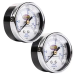 0-160 Psi Air Pressure Gauge 1/4" Npt Center Back Mount Cbm 2" Face Pack. Fixed Price $16.95.