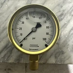 Noshok 0-100 Psi Pressure Gauge 1/4" Bottom Connector Made In Germany. Fixed Price $24.00.