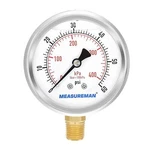 Measureman 2-1/2INCH Dial Size Liquid Filled Pressure Gauge 0-60PSI/KPA 304 Stai. Fixed Price $13.79.