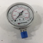 Matheson 63-3233 Pressure Gauge Dry 0-3000PSI No Box 2.5" Face. Fixed Price $27.99.